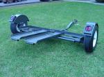 New Heavy Duty Tow Dolly without Brakes, 14" Tires, Turntable, Ratchets and Tie-Down Straps