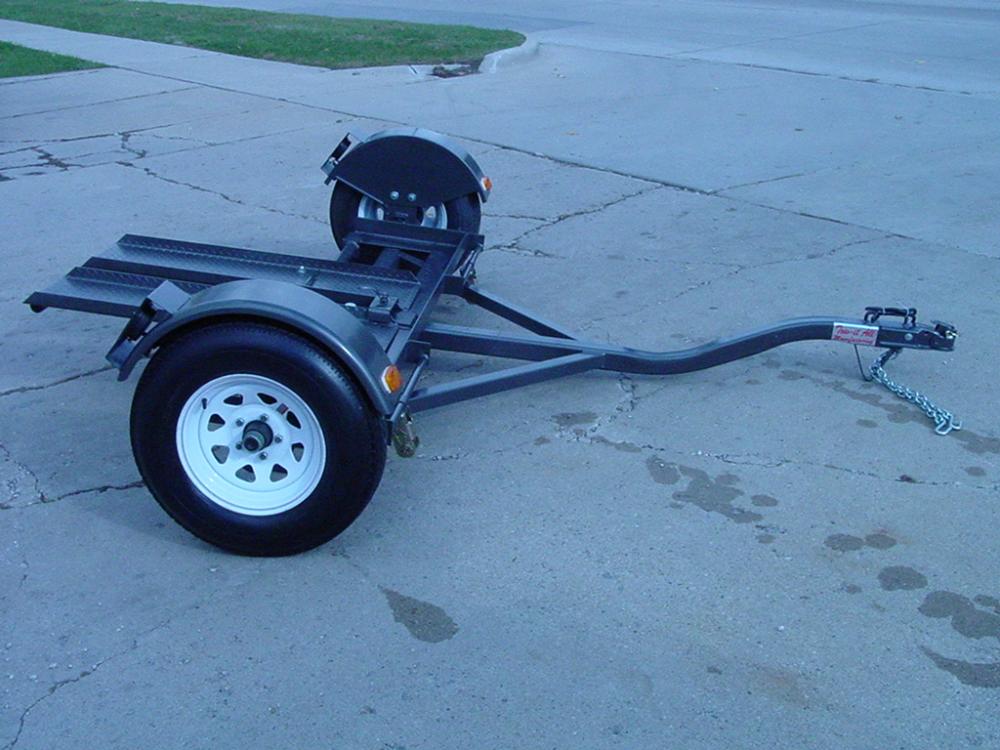 Tow Dolley For Sale - New Heavy Duty Tow Dolly with Electric Brakes, 14  Tires, Turntable, Ratchets and Tie-Down Straps