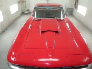 1963 Corvette Convertible Custom Street Machine Red/Black 327 4 Speed w/Flared Wheel Wells