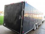 2014 Diamond Cargo 24' V-Nose Black Enclosed Car Trailer w/Tandem 5200 Lb Axles, Aluminum Wheels