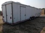 1997 49' Express Enclosed 3 Car Hauler Triaxle Trailer, New Tires, Brakes, Wiring