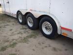 1997 49' Express Enclosed 3 Car Hauler Triaxle Trailer, New Tires, Brakes, Wiring