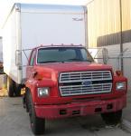 1991 Ford F700 Rebuilt No Miles 429, 5 Speed Trans, 2 Speed Axle, 24' FRP Box