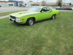 1974 Plymouth Road Runner 400 Automatic Lime Green/Black Stripe/Black Interior, Stock Body