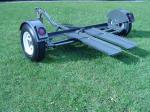 New Heavy Duty Tow Dolly with Electric Brakes, 14" Tires, Turntable, Ratchets and Tie-Down Straps